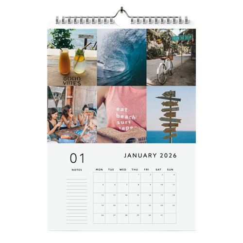 A3 2026 Wire-Bound Calendar (Voucher Redemption)