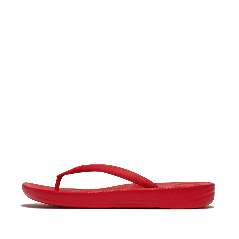 Fitflop Women Iqushion D-Luxe Padded Leather Flip-Flops |HF5-B14| Sunny Lime main image 0