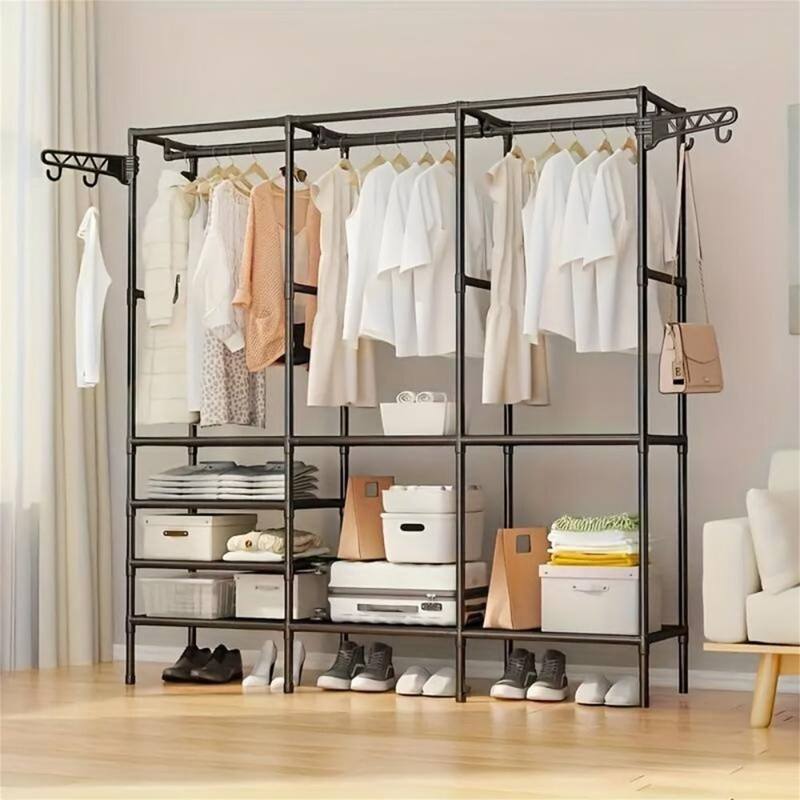 Multi-Purpose Wardrobe Storage and Hanging Stand