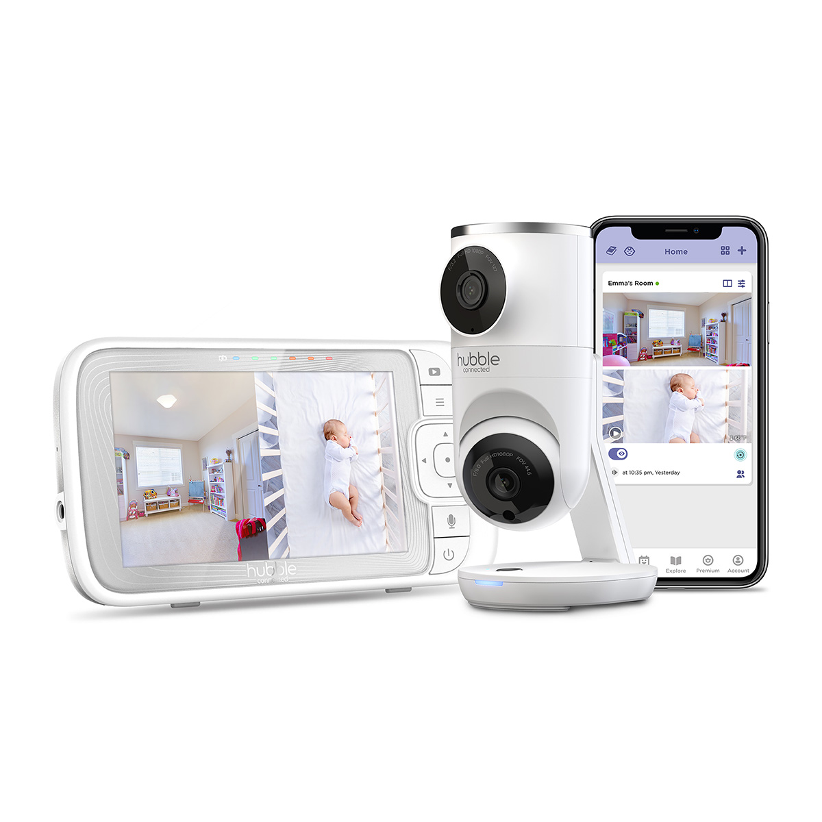 Smart Wifi Dual Camera Nursery Video Monitor