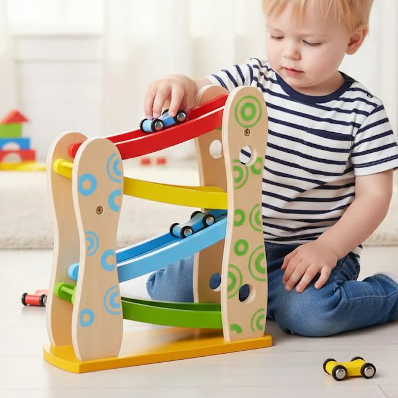 22% off on Edufun Kids Wooden Ramp Racer Set | OneDayOnly