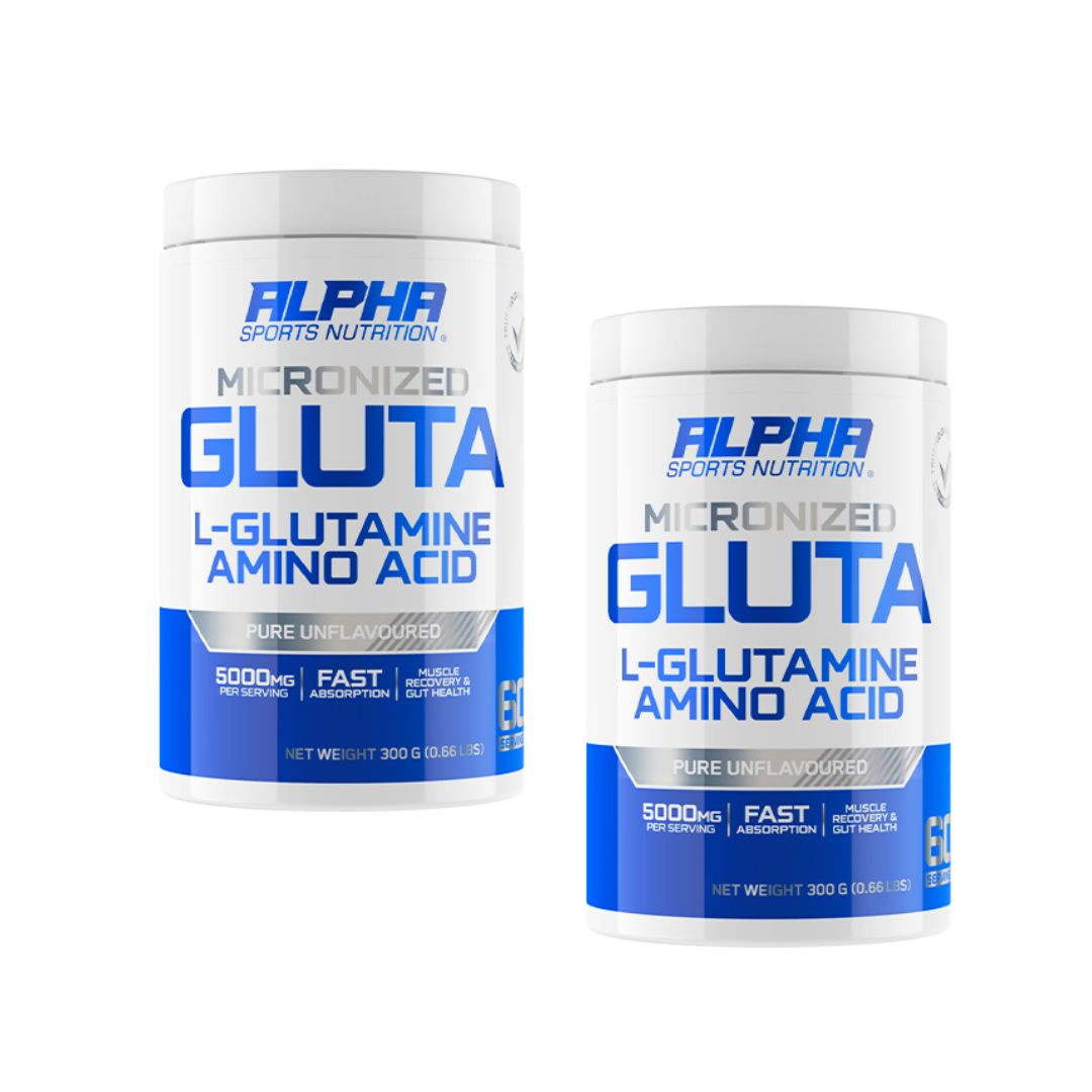 2x 300g Gluta L-Glutamine Powders