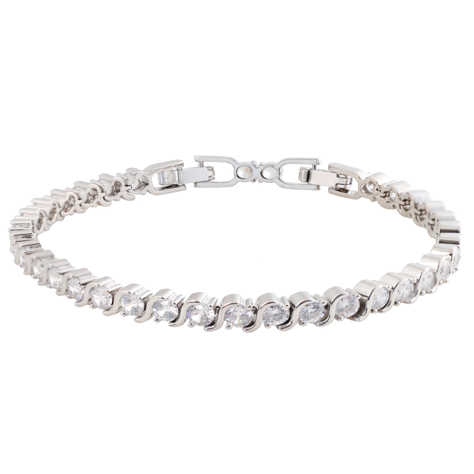 S-Link Tennis Bracelet with Swarovski Crystals
