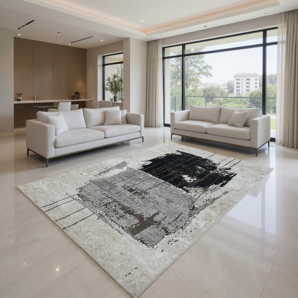 Urban Painted Splash Rug