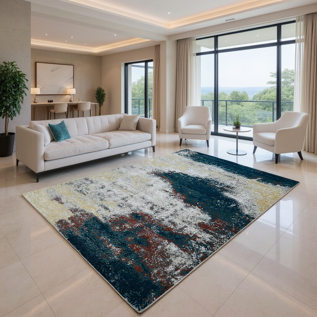 Urban Vista Abstract Rug