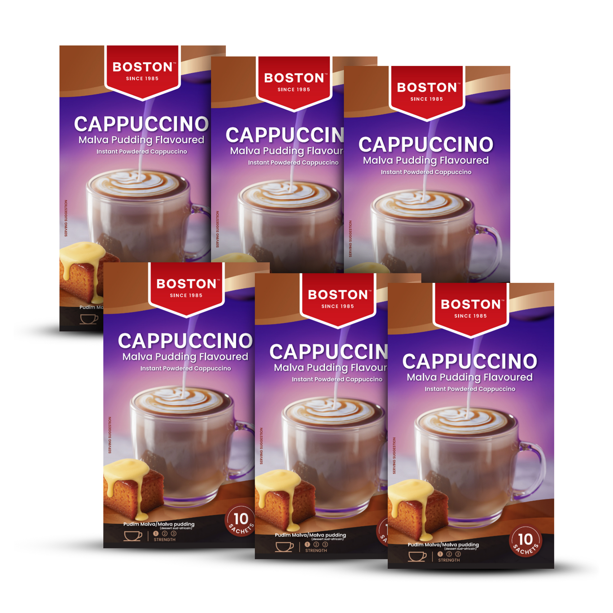 6x 10's 18g Cappuccino Sticks