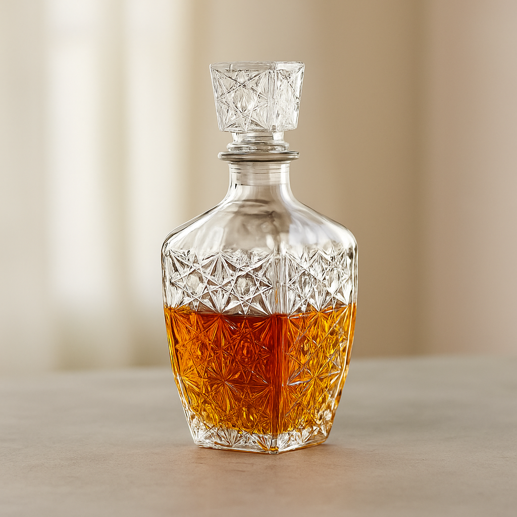900ml Glass Whiskey Decanter with Airtight Lid