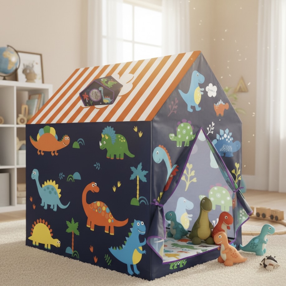 Dinosaur House Children's Play Tent