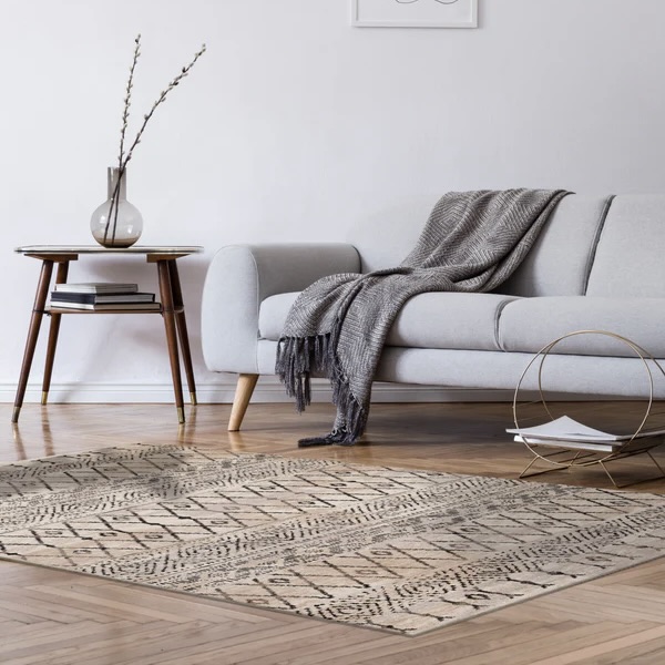 Crescent Tribal Inspired Rug