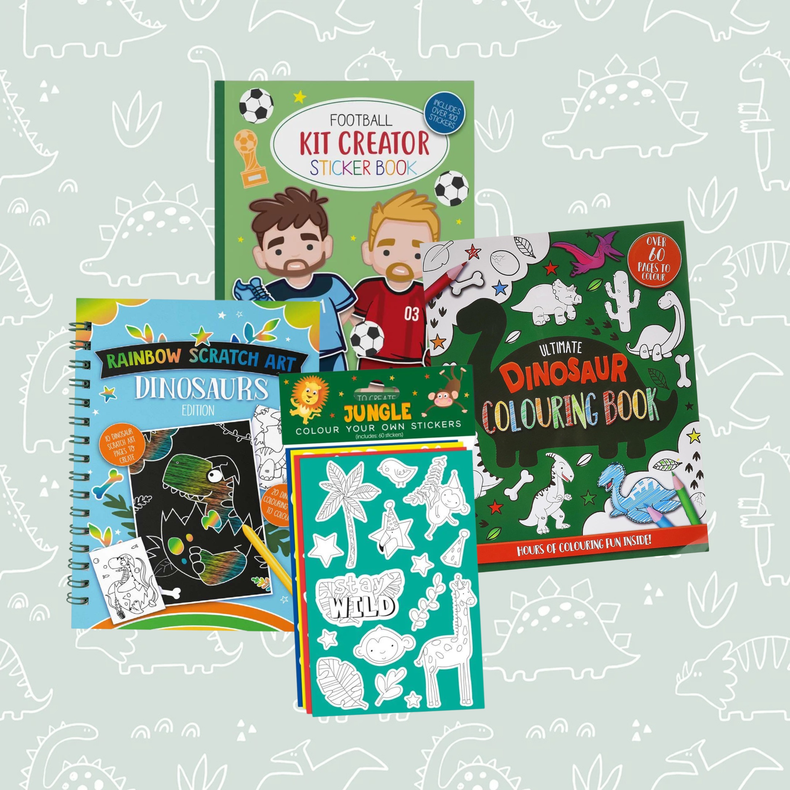 40% off on 4-Piece Kids Activity Book Set | OneDayOnly