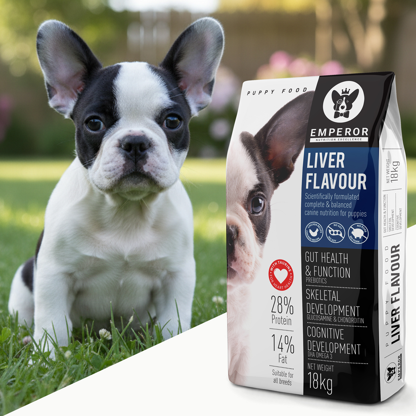 18kg Liver Flavoured Dry Puppy Food