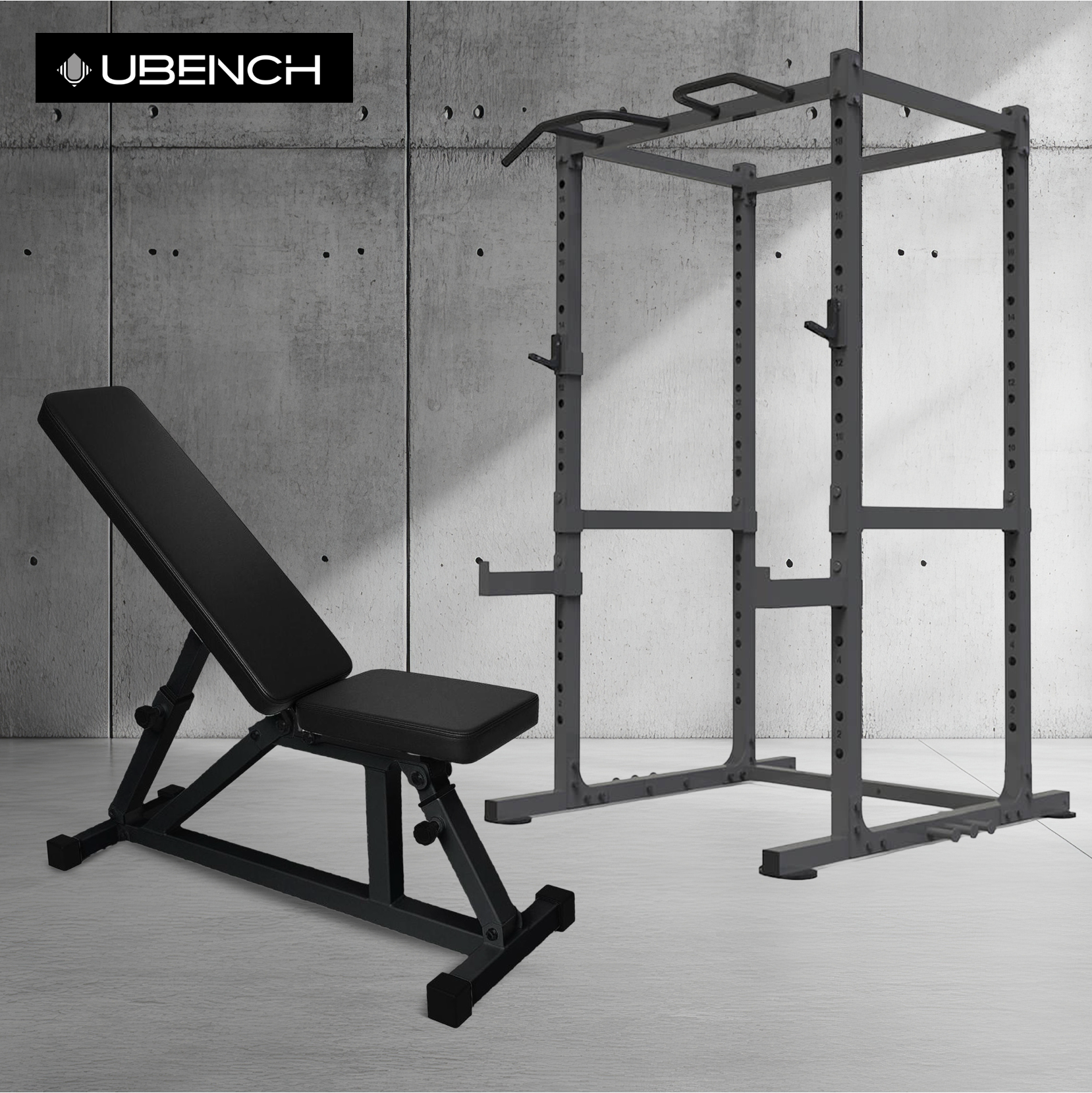 34% off on UBench Power Rack with Sit Up Bench | OneDayOnly