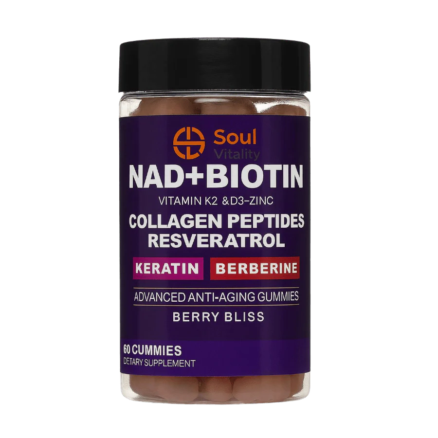 Biotin NAD+ Anti-Aging Gummies (60's)
