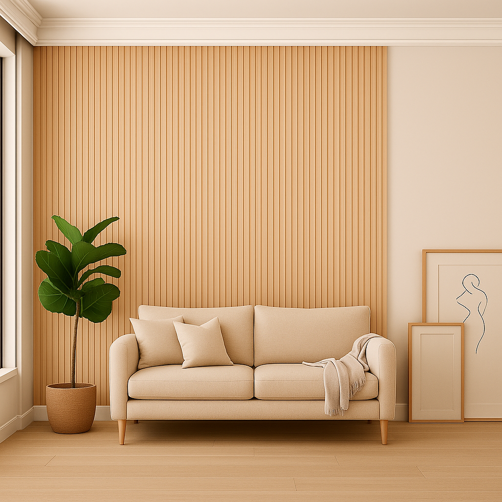 20x 2.9m Elegant 3D Fluted PVC Waterproof Wall Panels