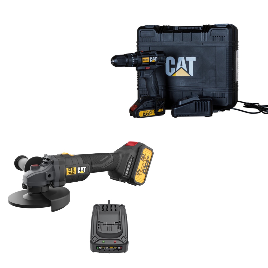 18V 115mm Cordless Brushless Angle Grinder Kit