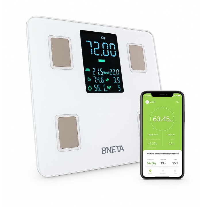 CS20A Smart Body Scale with Colour LED Display