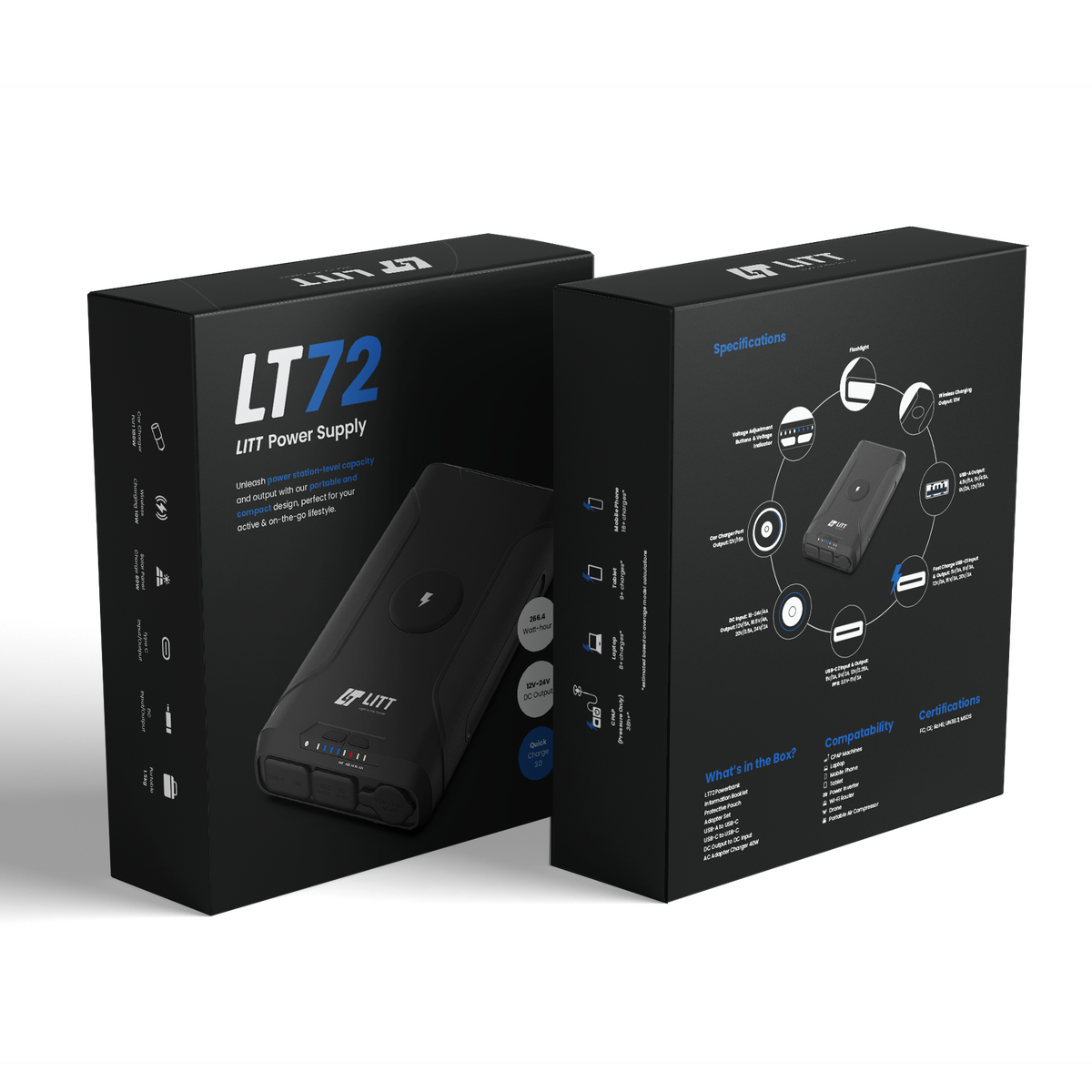 レボLT L 35% off on LITT Tech 72000mAh 60W Power Bank | OneDayOnly