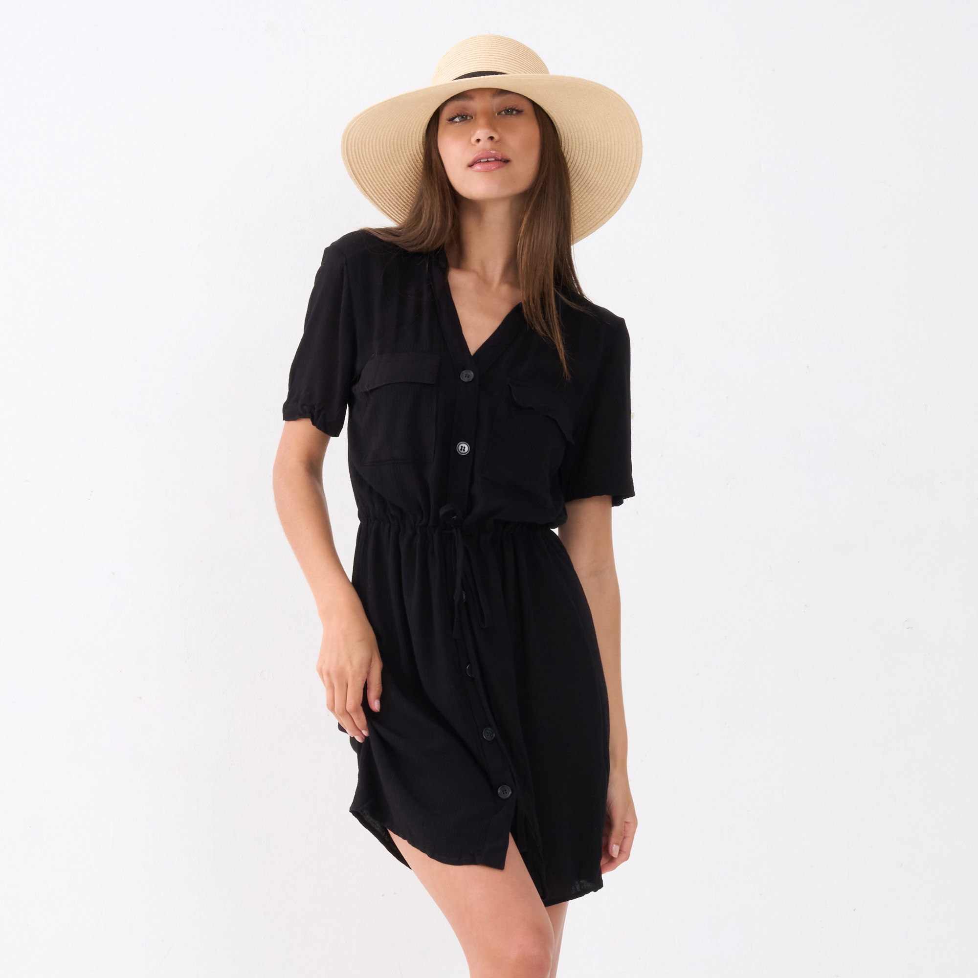 Ladies Button Up Dress