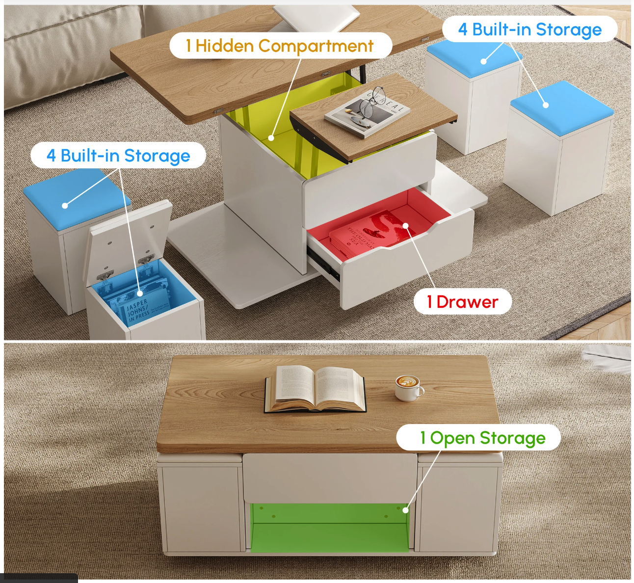 33% off on Multi-Functional Convertible Table | OneDayOnly