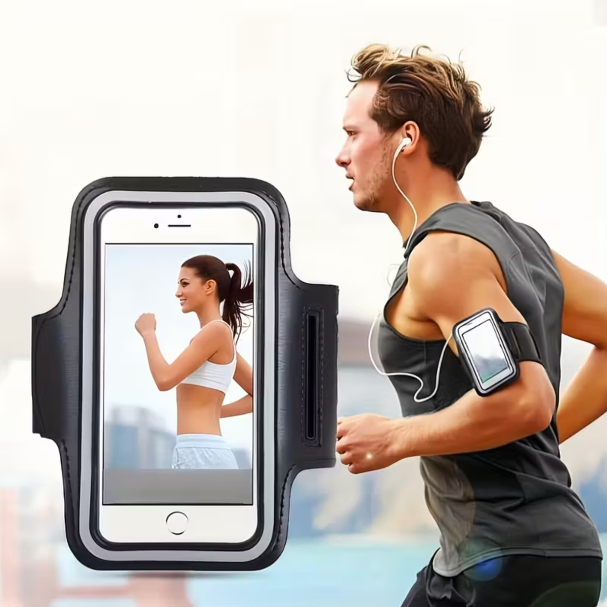 2x Adjustable Sports Armbands for Smartphones