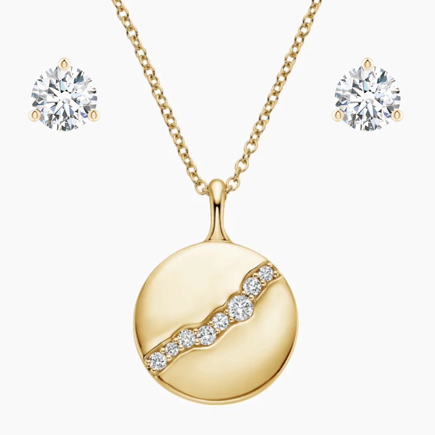 Lucy Golden Jewellery Set