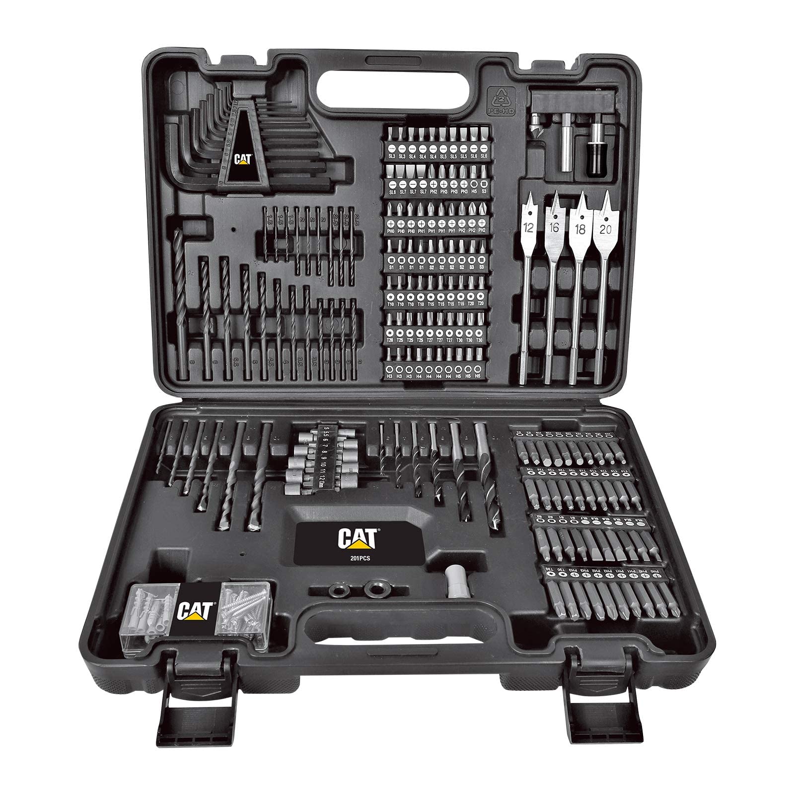 201-Piece Master Drill & Driver Bit Set with Carry Case