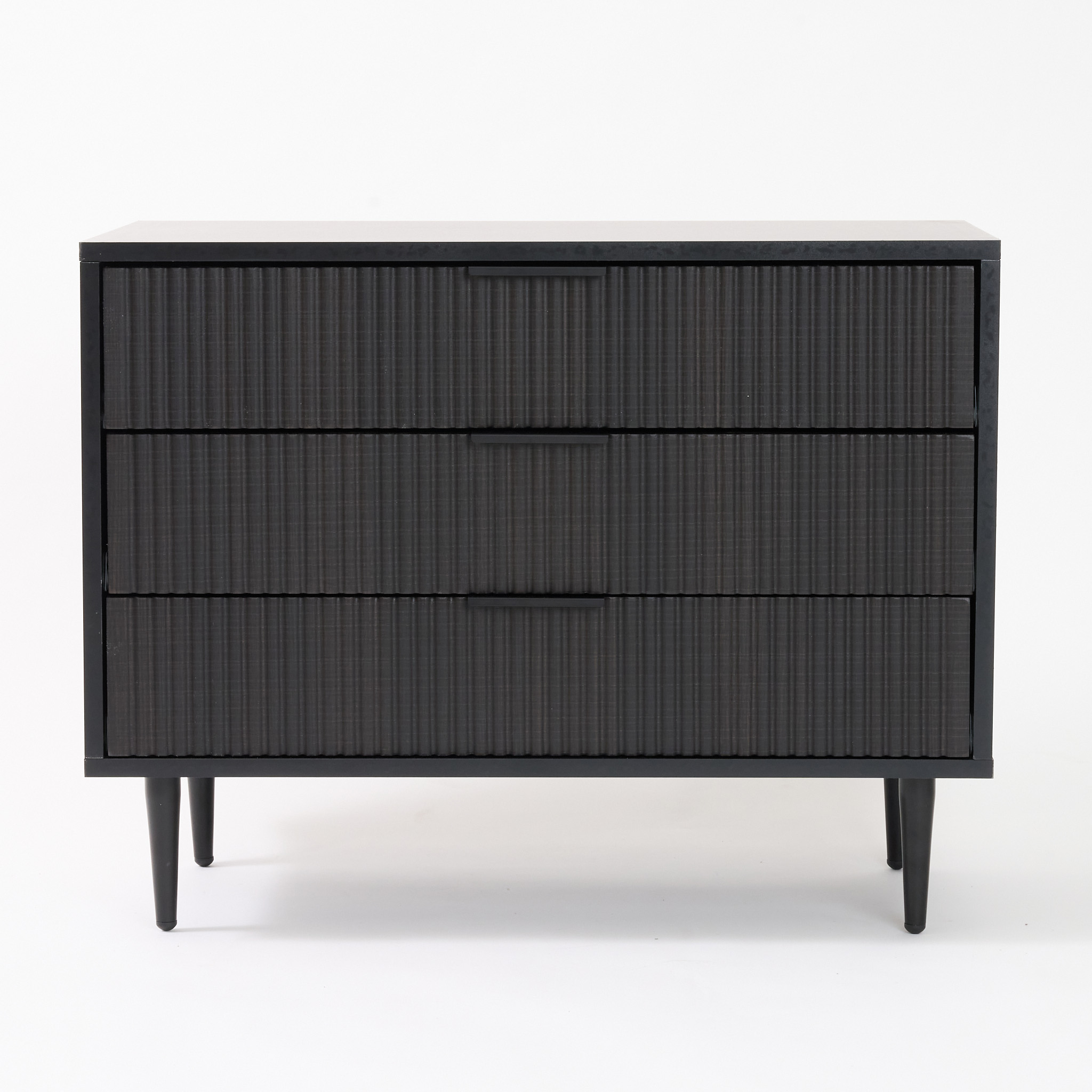 3-Drawer - Black