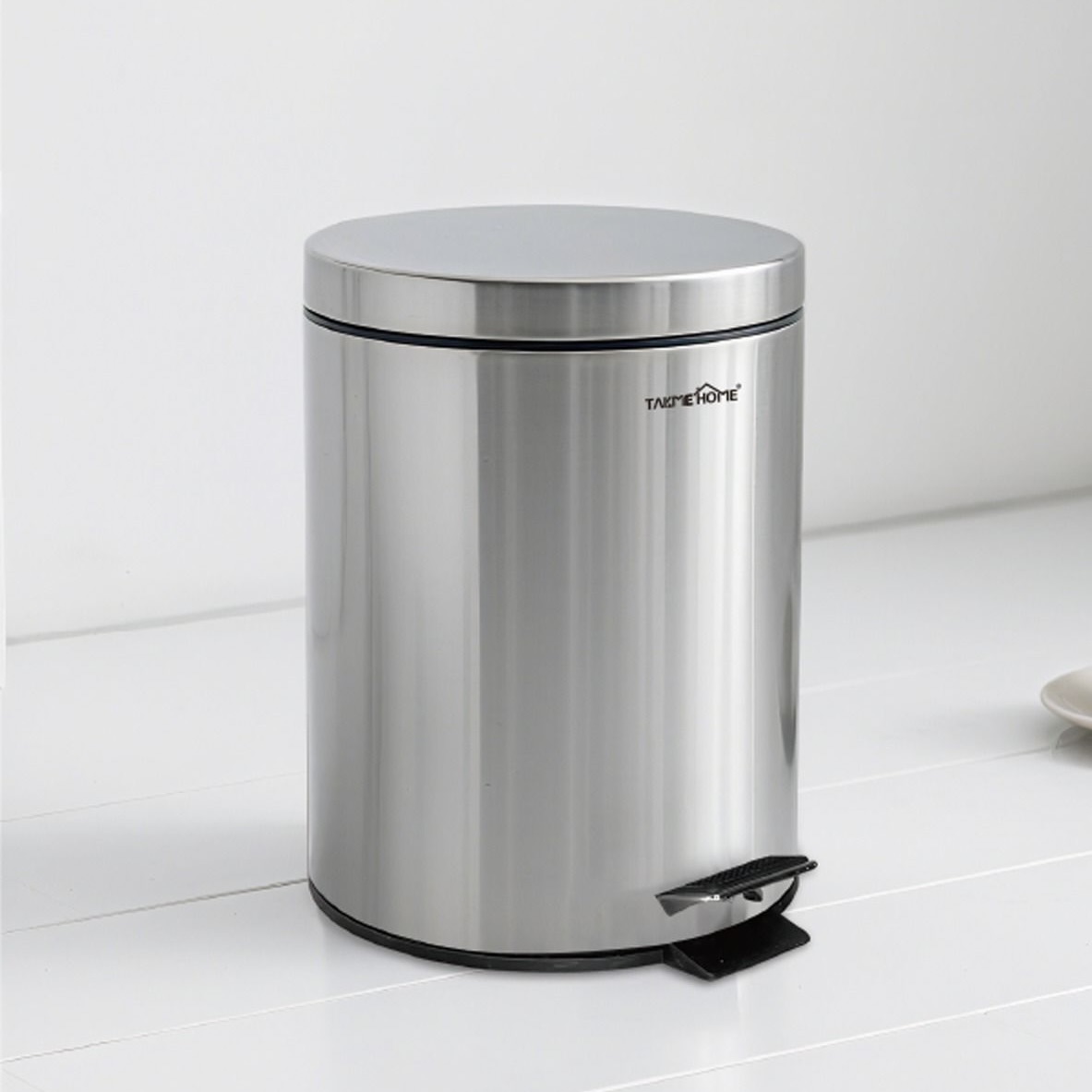 Stainless Steel Soft-Close Pedal Trash Bin