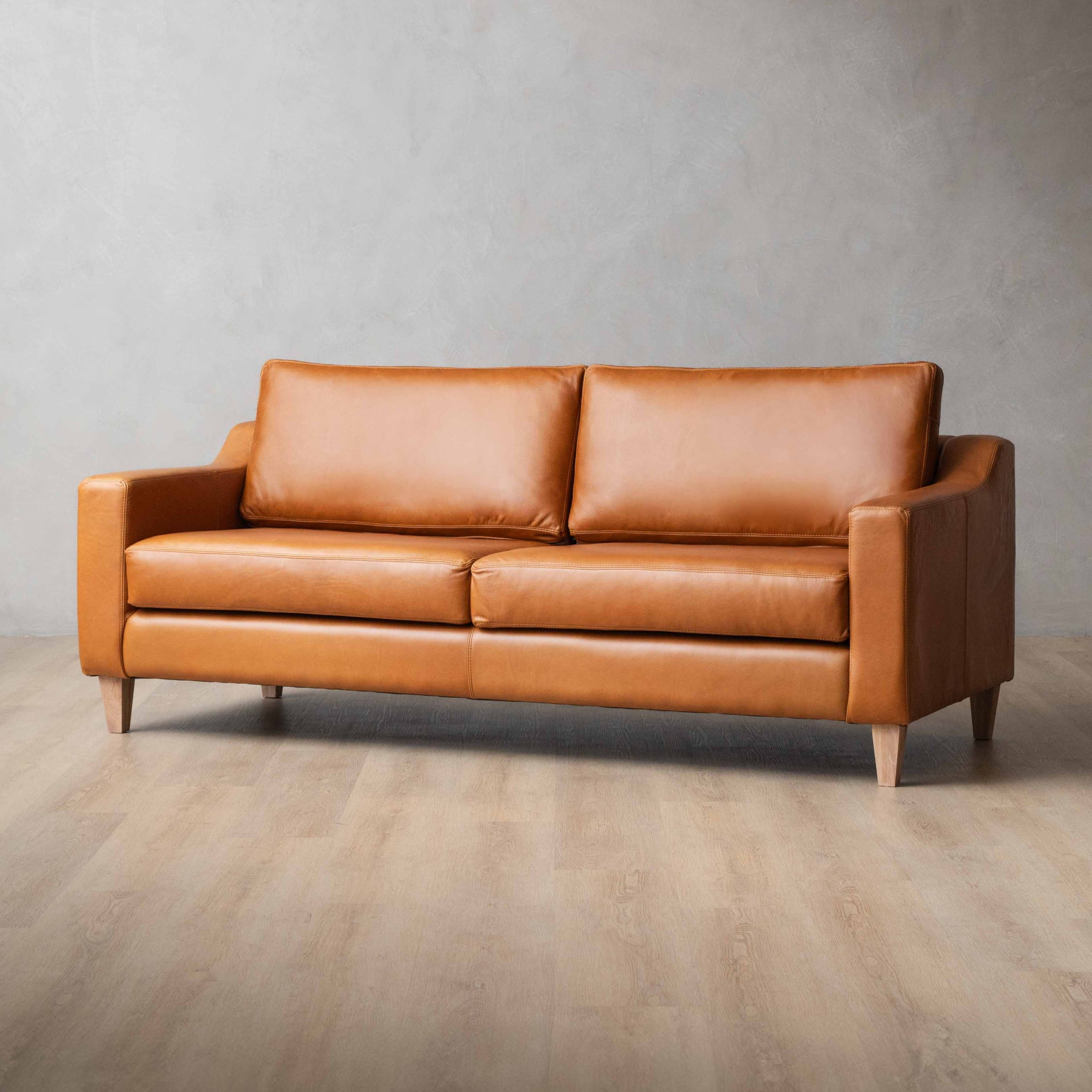 Douglas Full-Grain Leather Couch