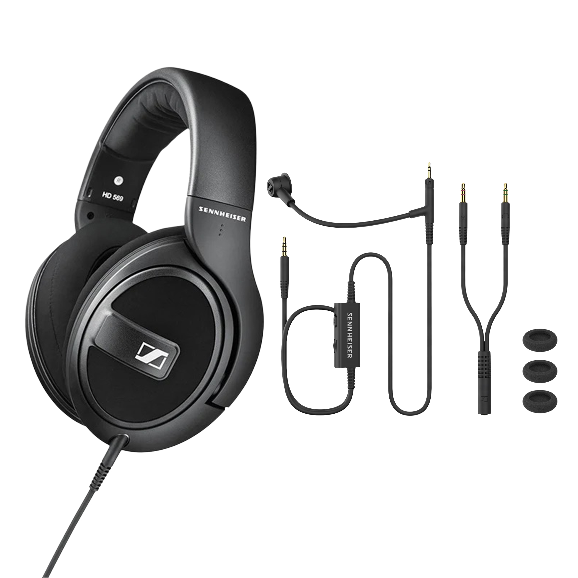 Series 500 HD Over-Ear Headphones and HD 500 BAM Add-On Boom Microphone