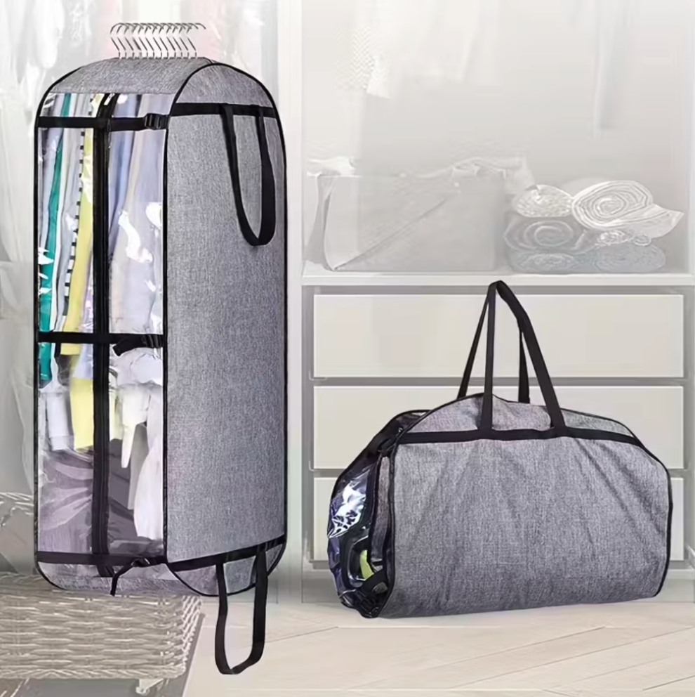2-in-1 Expandable Garment Storage and Travel Bag