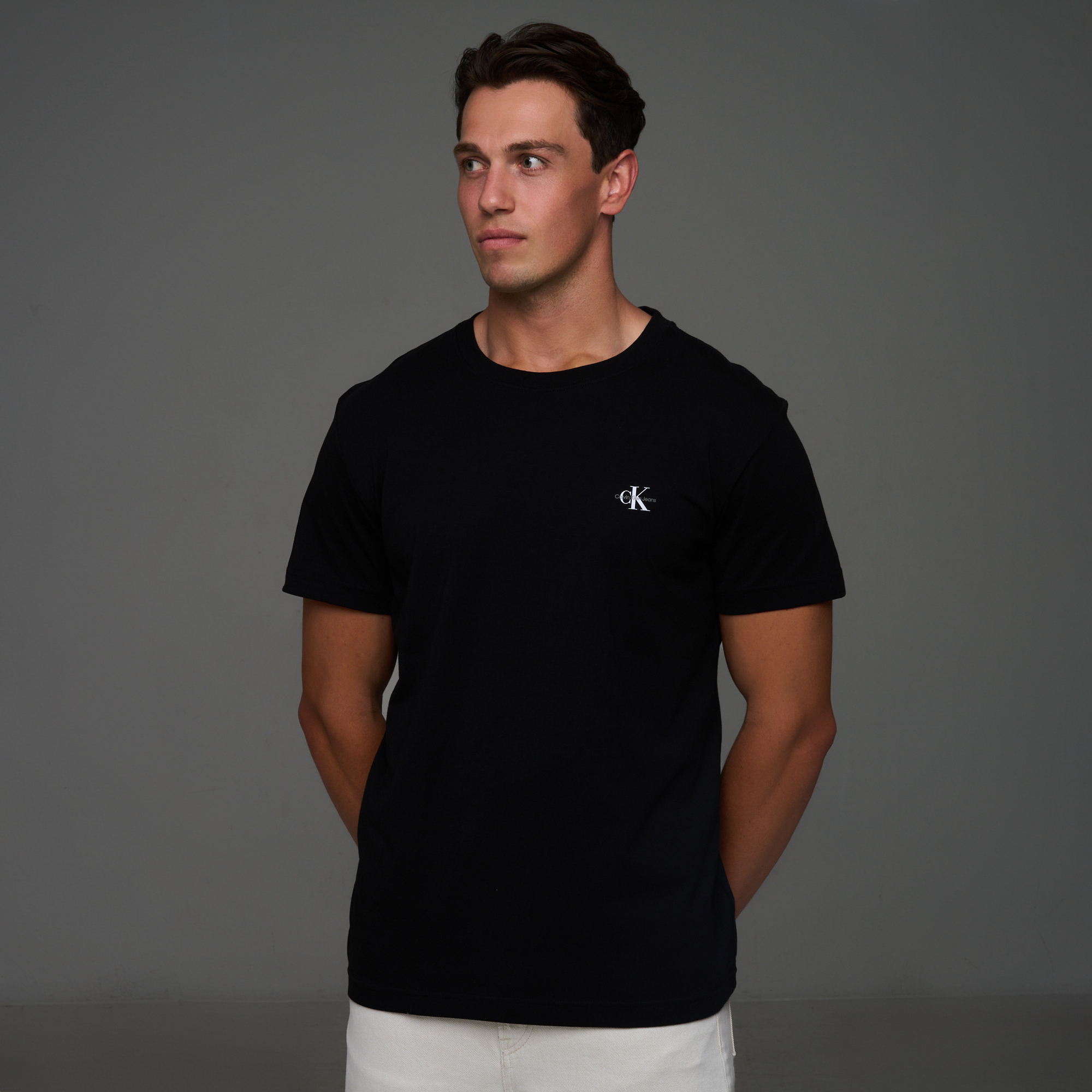 2x Men's Cotton Crew Neck T-Shirts