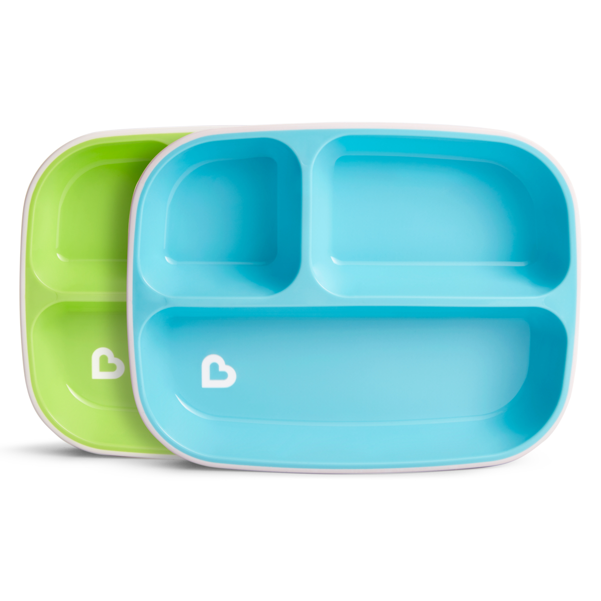 4x Toddler Splash Divider Plates