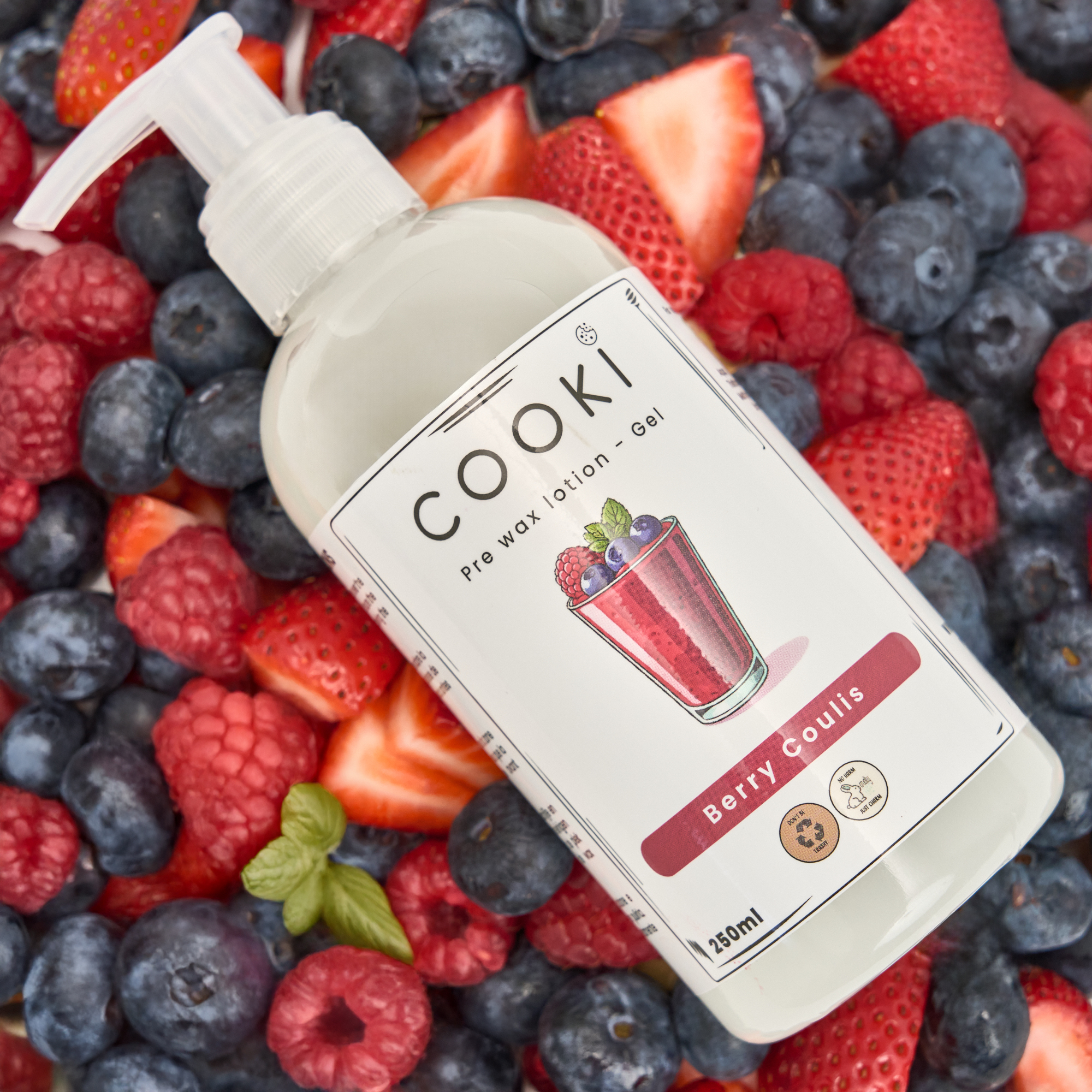 Berry Coulis Pre-Wax Lotion