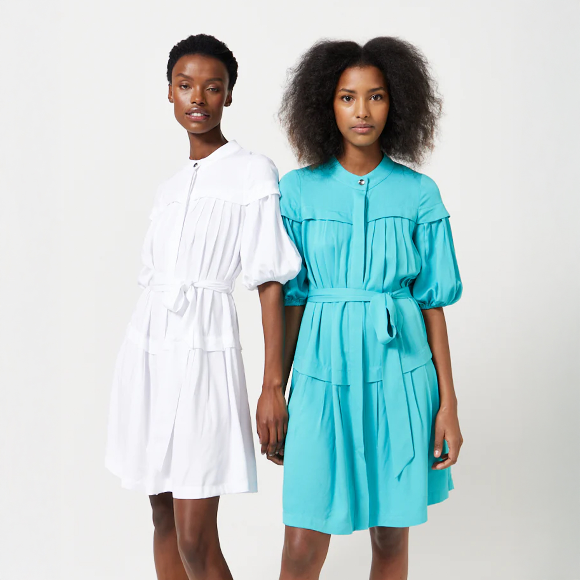 Ladies Maya Pleat Mini Dress