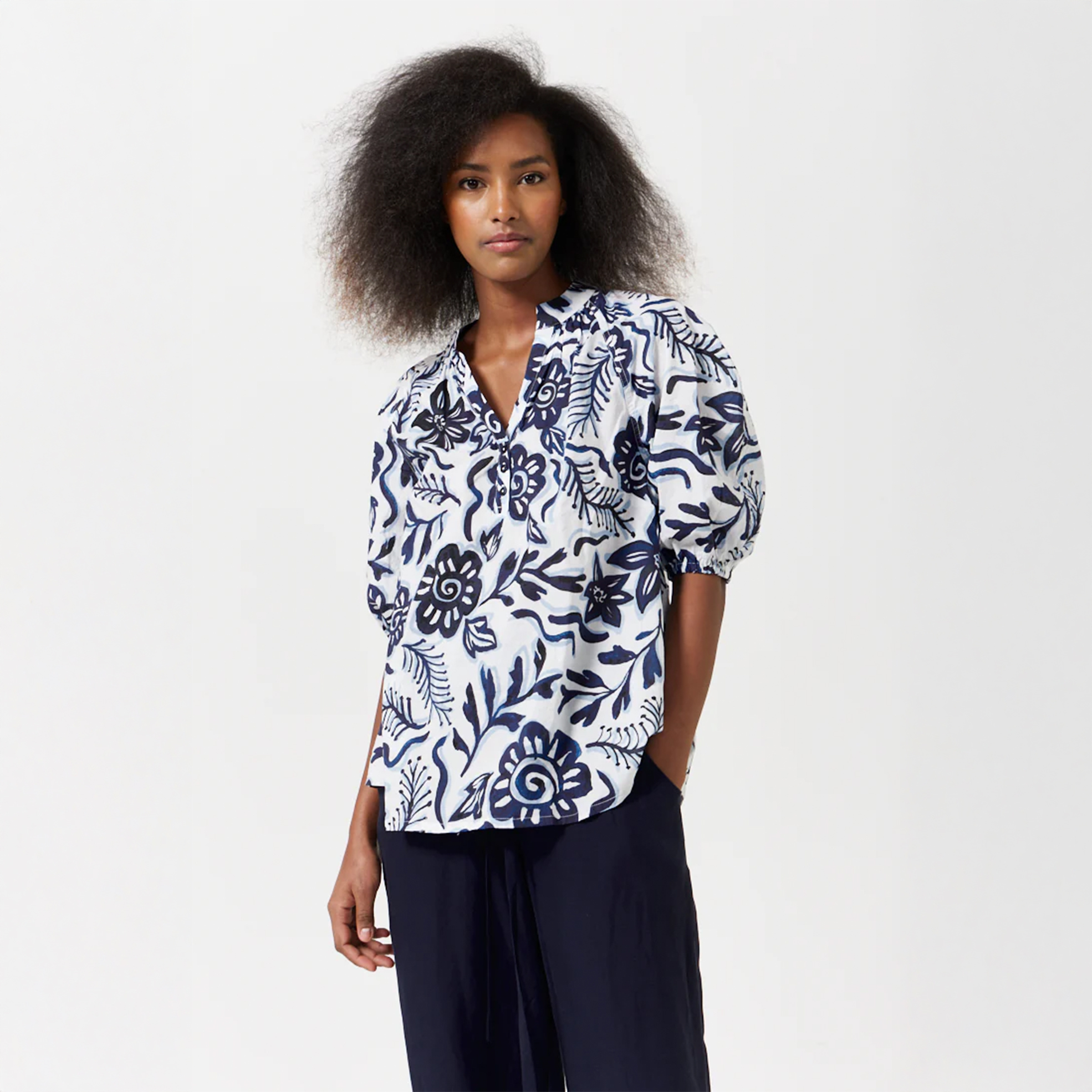 Ladies Amren Pleat Blouse