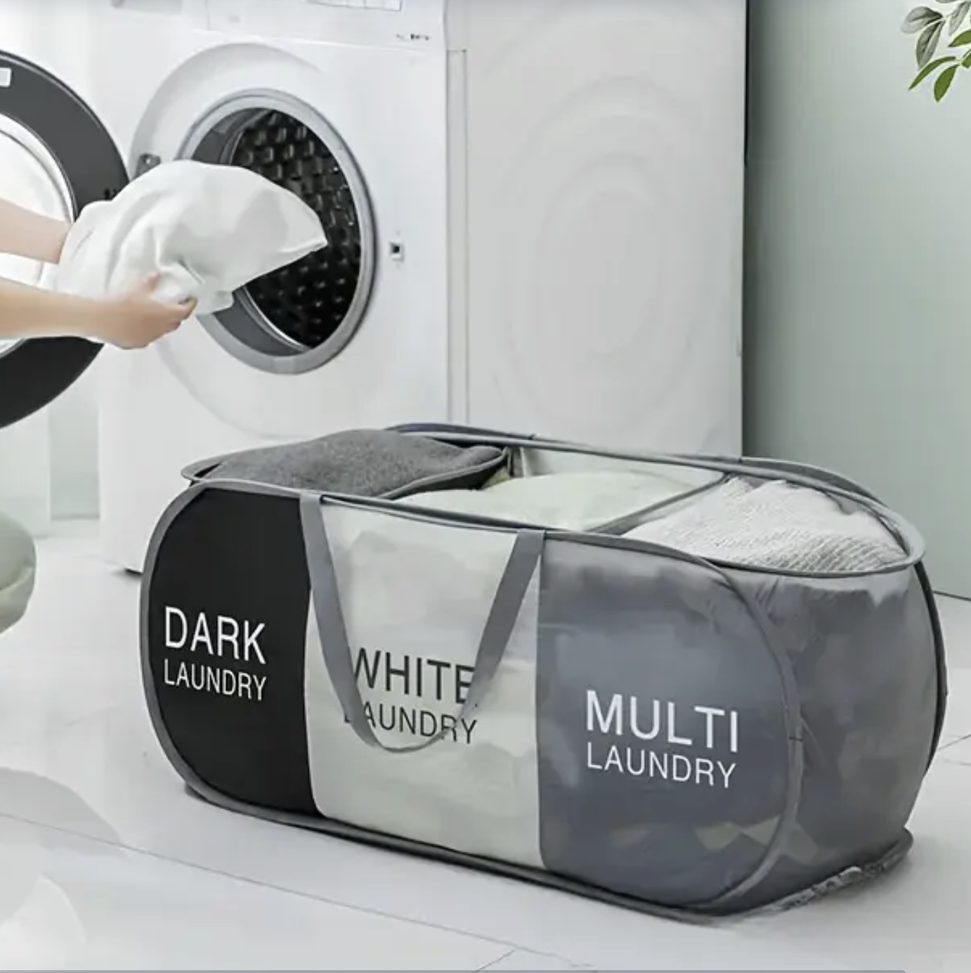 75% off on 2x Foldable Laundry Baskets | OneDayOnly