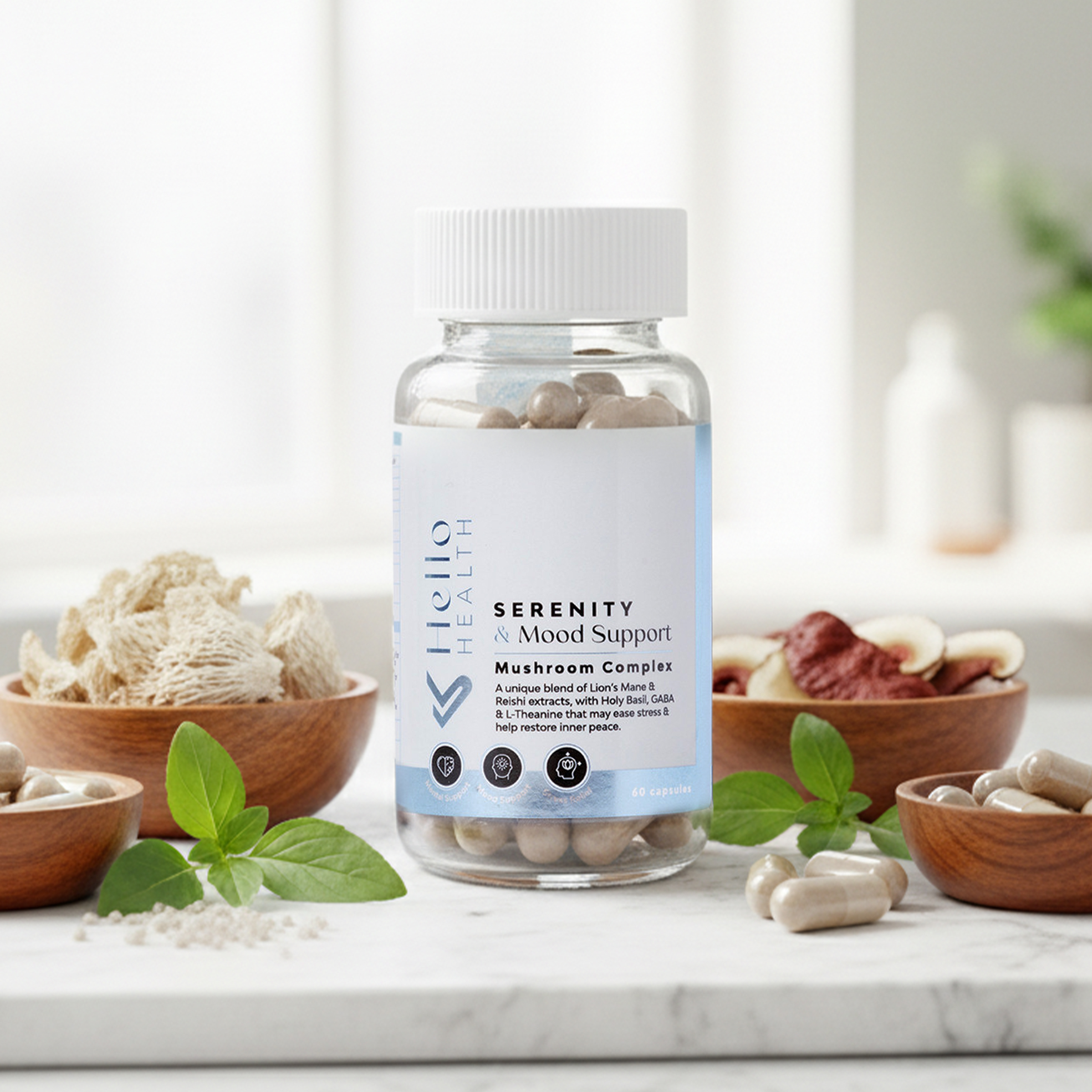 Serenity and Mood Support Capsules (60's)