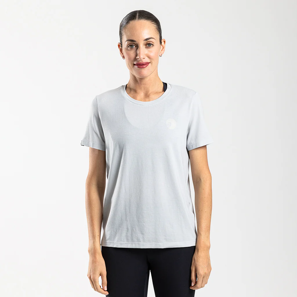 Ladies Grey Core Casual T-Shirt