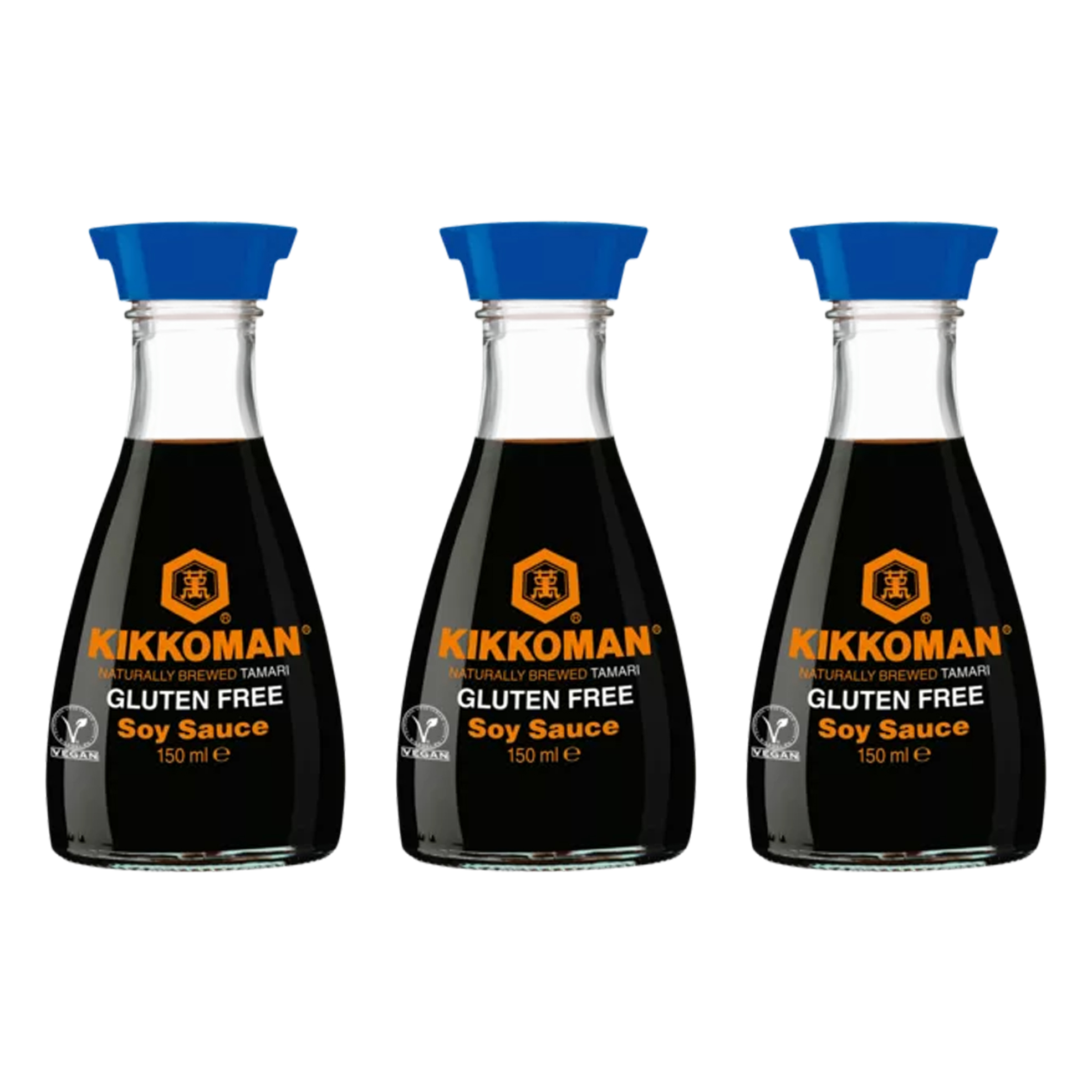3x 150ml Gluten Free Soy Sauce Dispensers