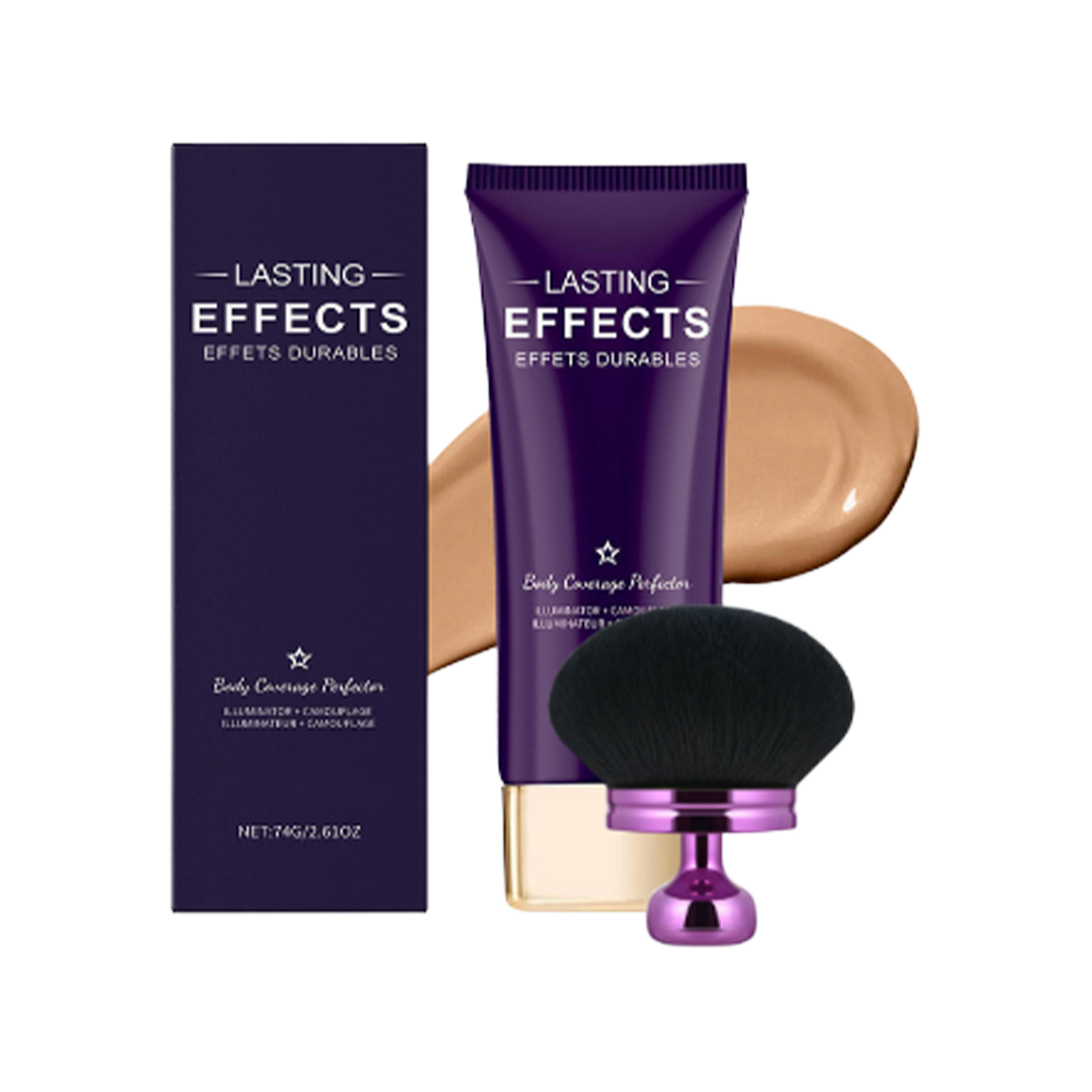 74g Body Coverage Perfector Foundation and Body Brush