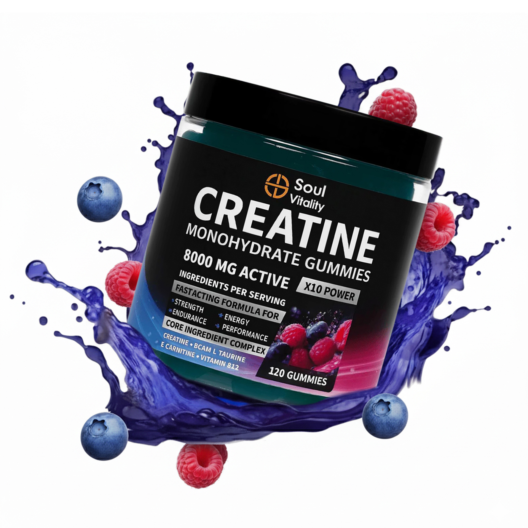 Creatine Monohydrate X10 Power Gummies (120's)