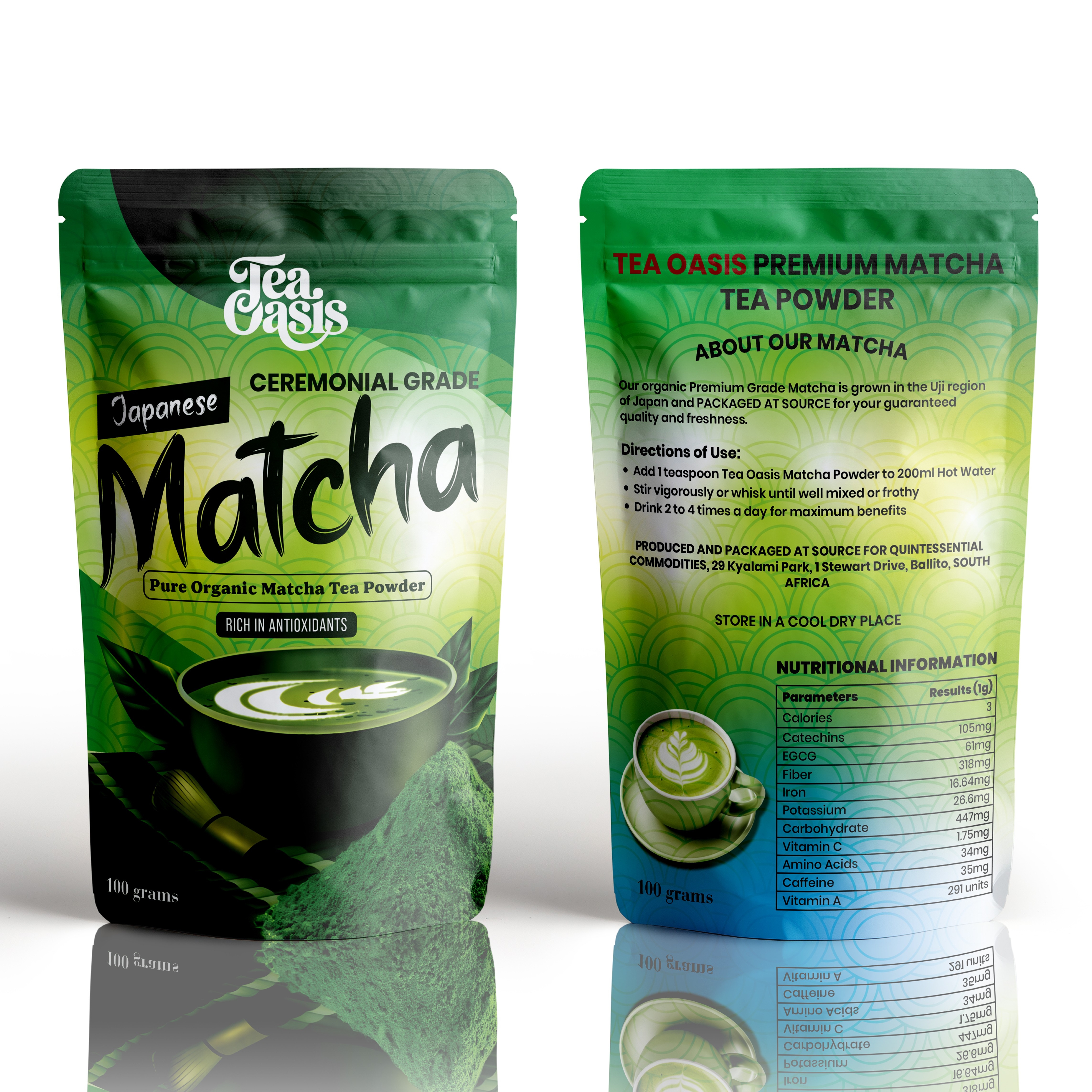 100g 100% Ceremonial Grade Japanese Matcha Tea