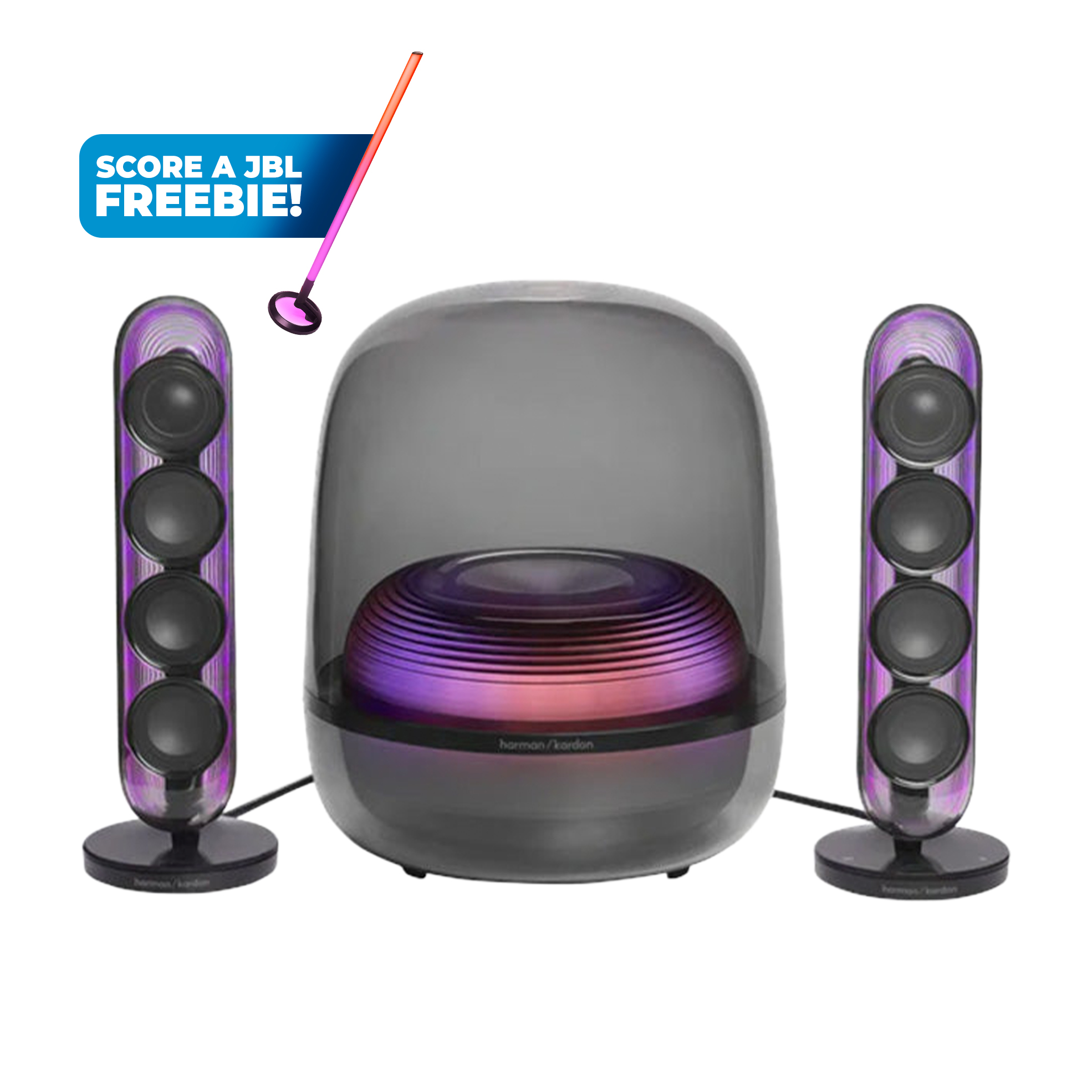 R100 off on SoundSticks 5 2.1-Channel Speaker | OneDayOnly