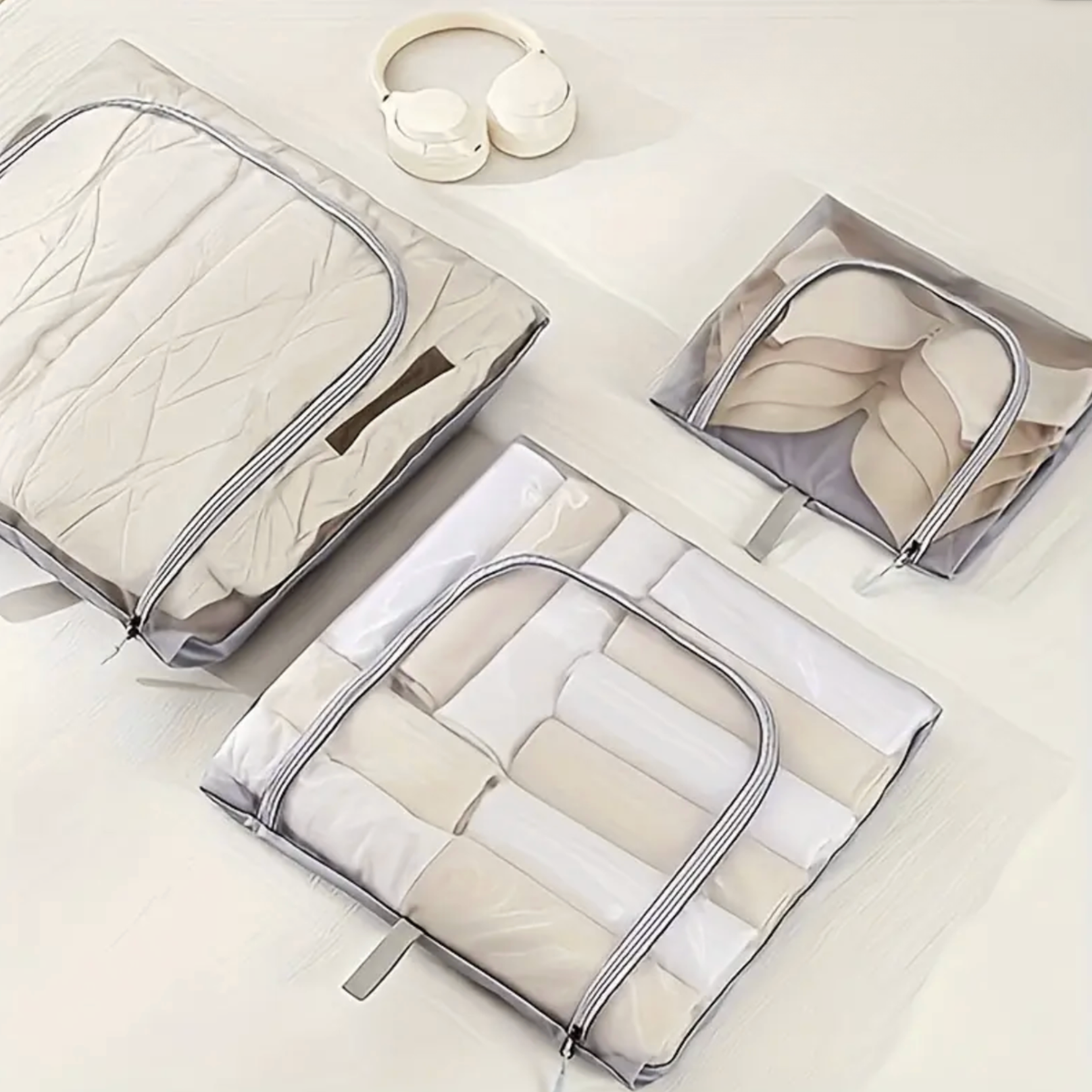 3-Piece Travel Storage Bag Set