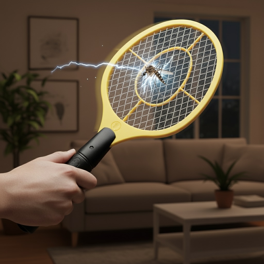 2x Battery Operated Insect Paddle Swatters