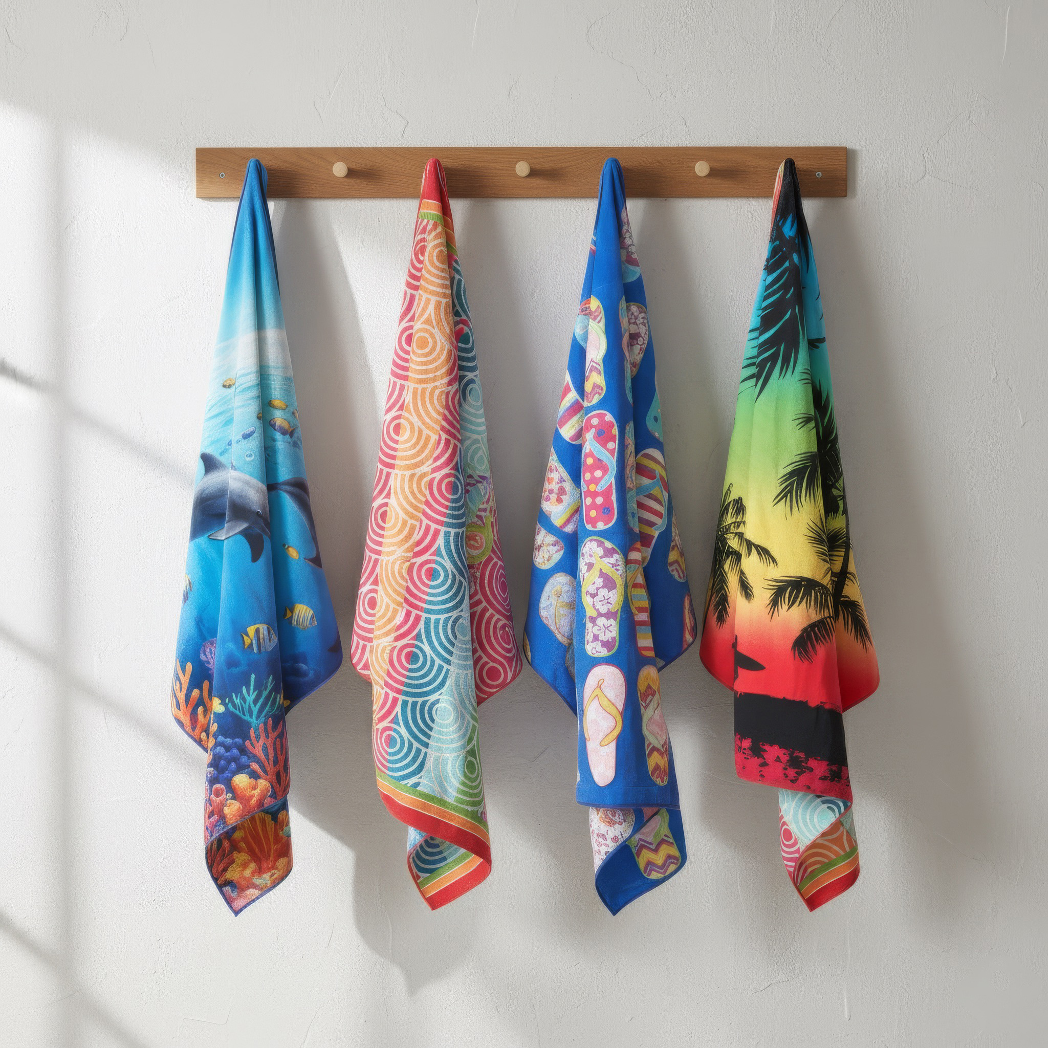 Coastal Microfibre Beach Towel