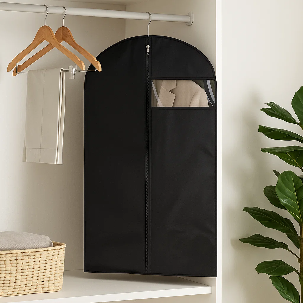2x Reusable Dust-Proof Hanging Garment Bags