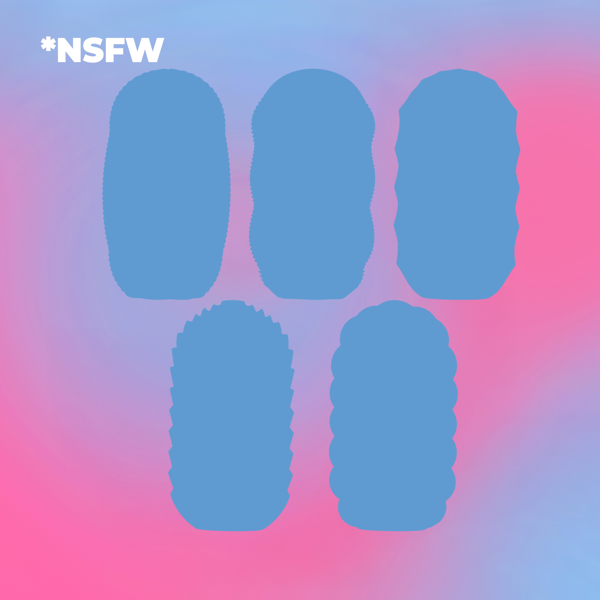 5x Hedy X Male Stroking Sleeves