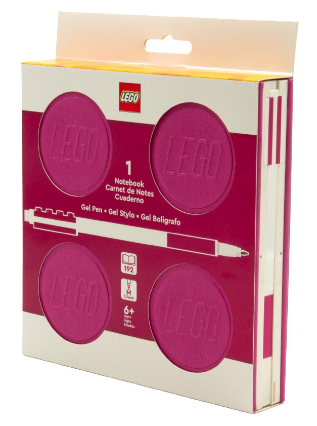 384-Page Violet Locking Notebook with 16cm Gel Pen